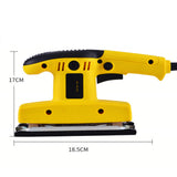 Electric Sander Compact Detail Palm Sander 12000RPM 240W High Efficient Pure Cooper Sanding Machine for Wood Metal Wall Polisher
