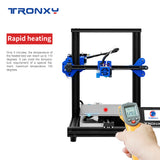 New Upgraded Tronxy XY-2 Pro Fast Assembly 3D Printer Auto leveling Continuation Print Power Filament Sensor 3.5''Touch Screen