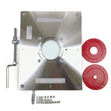 Multifunctional Aluminum Alloy Router Table Insert Plate Trimmer Workbench Engraving Machine Tool Woodworking Bench