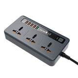 RELIFE RL-316D 3 Power Socket 5 USB Fast Charge Port Intelligent Control Electrical Socket Desktop