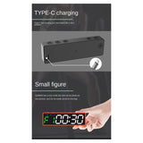Portable Workout Timer,Gym Timer with Rechargeable and Built-in Magnetic Spine,LED Interval Timer for Home Garage