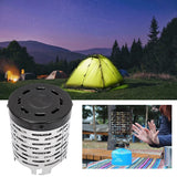 Outdoor Camping Heating Hood Mini Heater Outdoor Travel Camping Equipment Warmer Heating Stove Tent Radial Flame Heating Cover