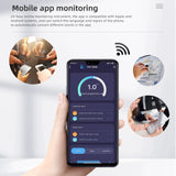 7 in 1 Digital Wifi Water Quality Tester PH/EC/TDS/ORP/CF/Humiity/Temp Meter Water Analyzer Smart Monitor APP Control EU Plug