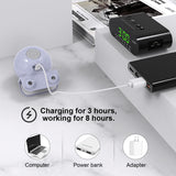 Dadypet Electric Automatic Cat Toy Interactive Cat Toy 360° Rotate USB Rechargeable with LED Light for Cat Tree Laser Funny Toy