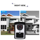 7 inch Monitor HD Camera Video Door Phone Doorbell Intercom System IR Night Vision Wired Doorbell Camera