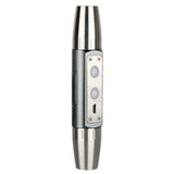 USB/Battery UV 365nm+395nm+Yellow+White LED Flashlight Inspect Torch for Gem Jade Jewelry 304 Stainless Steel Aluminum Alloy