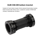 GUB DUB Crank Axis 28.99mm Central Movement BSA For SRAM DUB 68/73mm Mountain Bicycle Bottom Bracket MTB Parts Central Axis