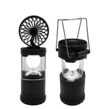 2 in 1 LED Tent Light Camping Fan Hanging Lamp Lantern for Outdoor Emergencies Hiking