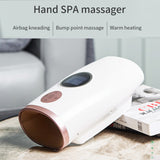 Hand Massager Compressing &amp; Heat 2 Modes 3 Level Adjustable Pressure Point Therapy Massager Pain Relief Hand Massager USB Charge