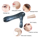 Face Neck Back Body Acupuncture Pressure Energy Stone Gua Sha Scraping Tool Facial Energy Beauty Massage Stone Used to Promote