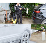 Adjustable Foam Cannon 1 L Bottle Snow Foam Lance with 1/4-inch Connector for Pressure Washer 4000PSI to Wash Car Window Door