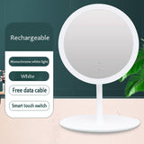 5 Times Magnifying Glass Multi Function Makeup Mirror LED Touch Luminous Makeup Table Mirror Portable LED Makeup Mirror
