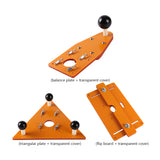 Woodworking Edge Cutter Board Carpenter Trimmer Router Bases Flip Plate Engraving Milling Machine Table Chamfering Accessories