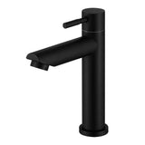 Faucet Black Stainless Steel Kitchens Bathroom Single Cold Faucet Sitting Wrench Type Single Hole Paint Basin Faucets Bathroom