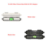 20 Pcs SC UPC  Drop cable waterproof protection box tube Heat shrinkable tube for Optical Fiber Drop Cable Protection