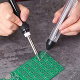 14 in 1 Soldering Iron 60W Adjustable Temperature Welding Soldering Iron with ON/OFF Switch 5pcs Soldering Tips Solder Sucker