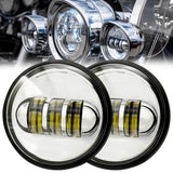 4.5 Inch Motorcycle Light LED Waterproof Passing Lights for HARLEY Headlight Round Auxiliary Spot Lamps Motorcycle Accessories