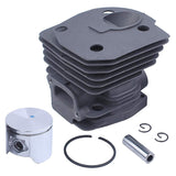 44MM Chainsaw Cylinder Piston Gasket For Husqvarna 350 351 353 With Intake Manifold Needle Bearing Spark Plug