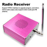 SI4732 Aluminium Alloy All-Band Radio Receiver FM LW SSB 2.4 Inch Touching Screen Radio Search HAM Band Quick Channel