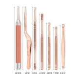 Ear Wax Removal LED Flashlight Tool Set for Baby And Adults Ear Pick Stainless Steel