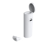 V21 Invisible Single Bluetooth-compatible Earphones 2200mAh Charging Box Wireless Headphone 8D Stereo Sports Waterproof Headsets