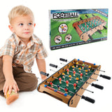 Mini Football Table Game Wooden Machine Children Toy Gift DIY Home Party Two-player Soccer Game Tables Board Entertainment