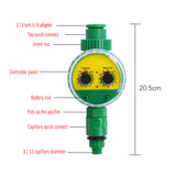 Outdoor Timed Irrigation Controller Automatic Sprinkler Controller Hose Water Timer Faucet Watering Timer for Garden Farmland