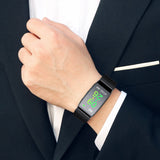 32GB Mini Digital Bracelet Voice Recorder pedometer Wrist Watch Audio Recording Dictaphone OLED Screen MP3 Player for Business