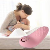 Soft Silicone Lactation Breast Massager 9 Vibration Modes 3 Different Strength for Breastfeeding Improve Milk Flow Clogged Ducts