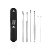 Ear Cleaner Wax Pickers Earpick Wax Remover Curette Ear Pick Cleaner Kit Spoon Care Ear Clean Tool
