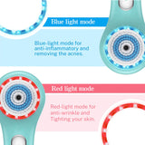 Mini Electric Face Massager Cleaner Brush Ultrasonic Skin Care Scrubber Deep Exfoliating Facial Cleansing Brush Waterproof Brush