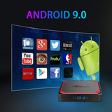 X96mini+ TV Box Android 9.0 Quad Core 2GB RAM 16GB ROM Set Top Box Dual Band WiFi Smart TV STB 4K Media Player