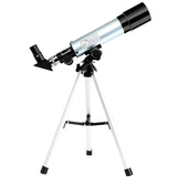 Space Observation Portable Professional Astronomical Telescope with Tripod 90X Outdoor Travel Telescope Refractor Spyglass Zoom