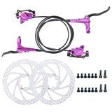 MEROCA Bike Oil Disc Brake MTB Hydraulic Disc Brake Kit Front Rear Bicycle Brake Calipers Clamps with 160mm Rotors for MTB Bike