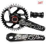 SNAIL 32 34 36 38T Mountain Bike Bike Bicycle Crankset Crank Axle for MTB Upgrade Accessaries Aluminum Alloy Cycling Bike Parts
