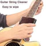 Guitar Strings Scrubber Guitar String Cleaner Tool Maintenance Care Tools for Guitars Violin Bass Ukulele Guitar
