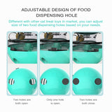 Interactive Cat Tumbler Toy Treat Food Dispenser Toys with Rolling Balls Funny Cat Slow Feeder IQ Training Ball for Kitty Kitten