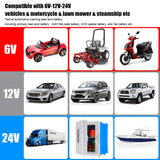 KONNWEI KW710 Motorcycle Car Truck Battery Tester 6V 12V 24V Battery Analyzer 2000 CCA Charging Cranking Test Tools for the Car