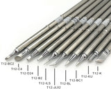 10Pcs/SET T12-B2 D24 C4 ILS JL02 KU K BC2 BL BC1 Iron Tips Series Soldering Rework Station FX-951