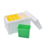 Bee Hive Mini Mating Box Removable Feeder Mating Beehive with Plastic Frames Beekeeping Pollination Box Nuc Beehive