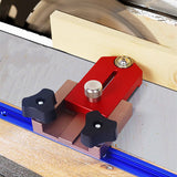 Saw Table Pushing Limit Backer Workbench Fast Cutting Milling Limit Fence Router Table Positioning Tool with Sliding Roller