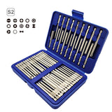 50Pcs 75mm Long Screwdriver Bits Set Bit Holder Various Shapes Electric Screwdriver Drill Bits Kit With Storage Box