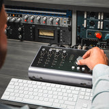 Audient iD44 MKII 24out Audio Interface with four Audient Console mic preamps for content creators, podcasters and streamers