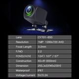 LAMJAD K10 Car Dvr 3.0 Inch Mini Wifi Dash Cam FHD 1080P Dashcam With Bult in GPS Tracker Video Recorder With Rear View Camera