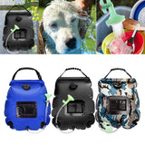 Portable Solar Camping Shower Bag 20L Climbing Travel Water PVC Bag with