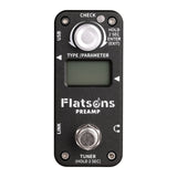 Flatsons Preamp Guitar Effect Pedal Clean Drivr Distr Metal Tuner Effects Metal Shell with True Bypass Guitar Accessories