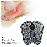 Foot Massager Foldable Foot Massage Pad 10 Mode 20 Level Intensity Built-in Battery LCD Screen USB Charge for Feet Pain Relief