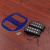 Prewired-Loaded 5-Strings Guitar Humbucker Pickup Pickguard