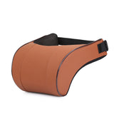 Car Neck Pillows Pu Leather head support protector black/red universal headrest backrest cushion easy install and clean