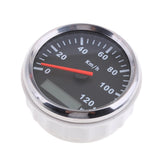Universal Black 85mm IP67 Antifogging meter  200km/h For Car Truck Motor DC 9~32V